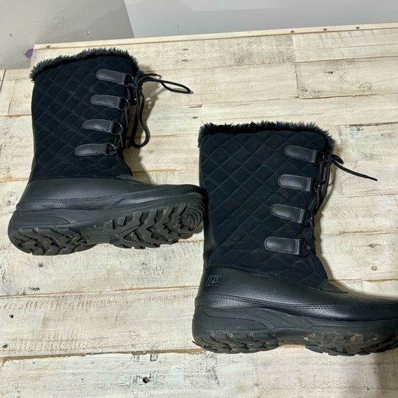 ❤️Rugged Outback All Season Faux Fur Trim Boots-Sz 8 - Picture 3 of 8